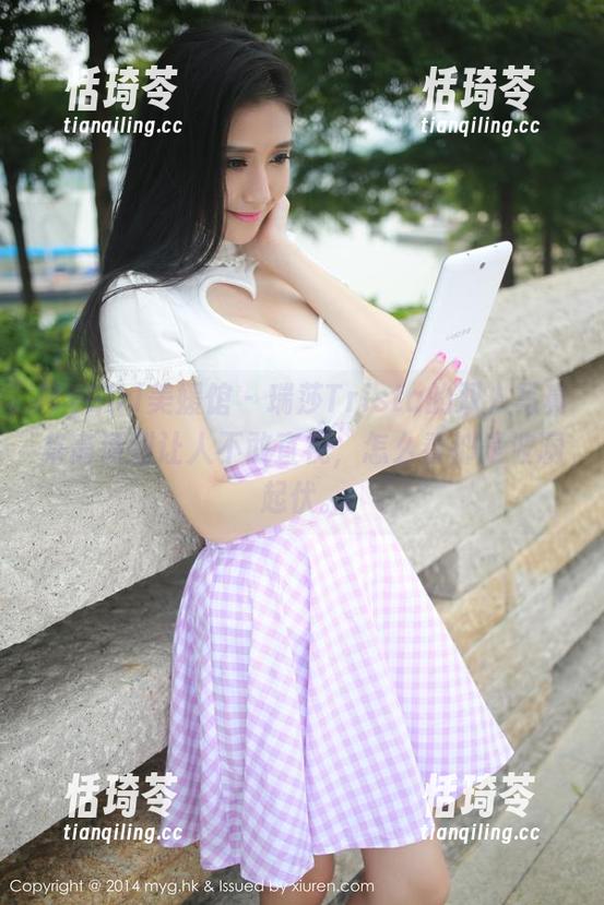 MyGirl美媛馆 - 瑞莎Trista的双人写真集高清到让人不敢直视，怎么看都是波澜起伏。